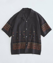 JOURNAL STANDARD relume（ジャーナルスタンダード　レリューム）の「アメリカン バンダナ 刺繍 オープンカラー 半袖シャツ（シャツ/ブラウス・メンズ）」