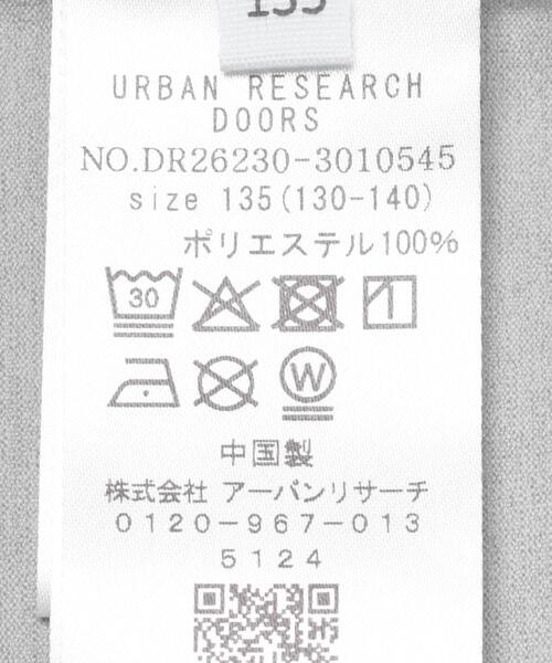 URBAN RESEARCH DOORS（アーバンリサーチドアーズ）の「『150サイズあり』『吸水速乾/接触冷感/イージーケア』クイックドライノースリドロストプルオーバー(KIDS)（Tシャツ/カットソー・キッズ・ブラック系その他/グレー・135/120/150/105）」の16枚目の写真