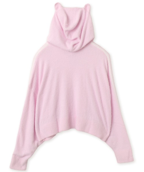 adidas（アディダス）の「adidas CARE BEARS CARDIGAN WITH A HOOD / アディダス ケアベア カーディガン ウィズ フード（カーディガン/ボレロ・レディース・ピンク・M/L/S）」の4枚目の写真