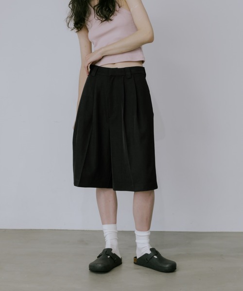 Double Tuck Half Pants（その他パンツ）｜lit（リット）の