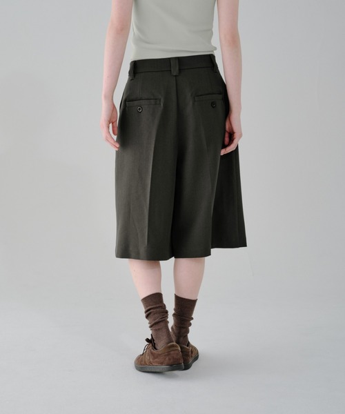lit(リット)の「Double Tuck Half Pants(その他パンツ・レディース・チャコールグレー・FREE)」の9枚目の写真