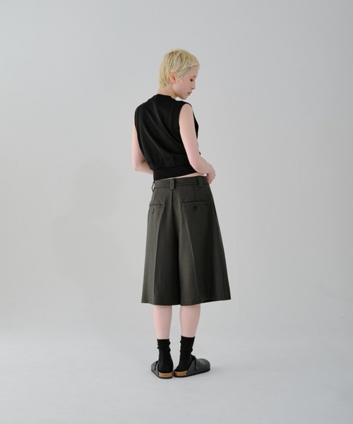 lit(リット)の「Double Tuck Half Pants(その他パンツ・レディース・チャコールグレー・FREE)」の17枚目の写真