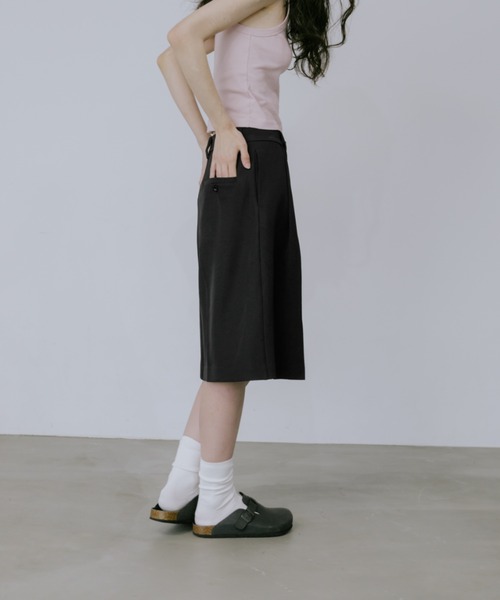 lit(リット)の「Double Tuck Half Pants(その他パンツ・レディース・チャコールグレー・FREE)」の19枚目の写真