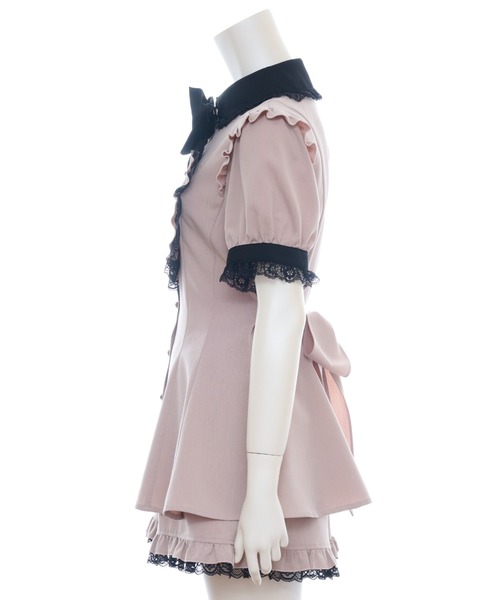 Secret Honey(シークレットハニー)の「ハートパッチワークセットアップ(セットアップ・レディース・ピンク/ブラック・MEDIUM)」の15枚目の写真