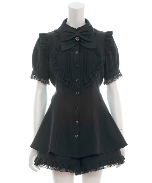 Secret Honey(シークレットハニー)の「ハートパッチワークセットアップ(セットアップ・レディース・ピンク/ブラック・MEDIUM)」の18枚目の写真