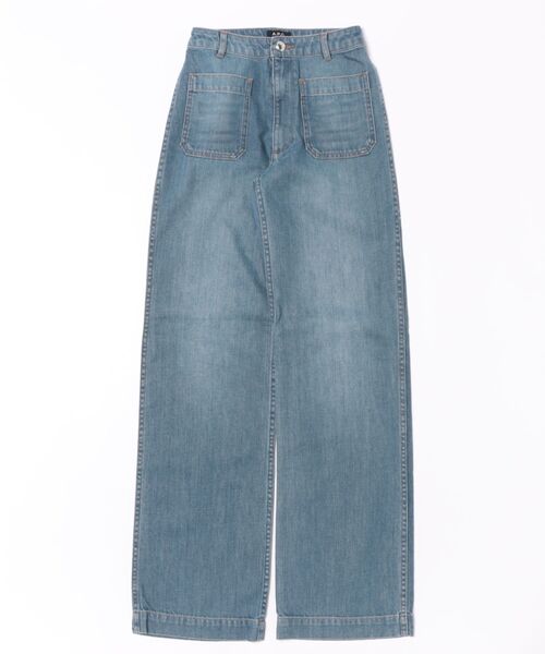 A.P.C.(アーペーセー)の「JEAN VICTORIA(デニムパンツ・レディース・ブルー・27/25/26)」の1枚目の写真
