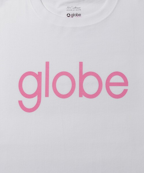 ADAM ET ROPE'(アダムエロペ)の「【globe × 10Culture for ADAM ET ROPE'】globe TEE(Tシャツ/カットソー・メンズ・ホワイト/ブラック・M/L/XL)」の6枚目の写真