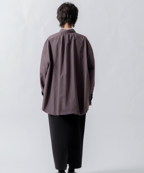 WHYTO.(ホワイト)の「「WHYTO. / ホワイト」check pattern volume blouse(シャツ/ブラウス・レディース・ブルー/チェック・36/38)」の16枚目の写真