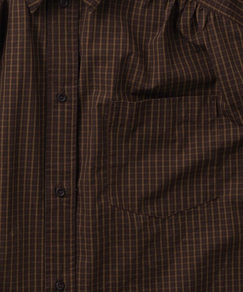 WHYTO.(ホワイト)の「「WHYTO. / ホワイト」check pattern volume blouse(シャツ/ブラウス・レディース・ブルー/チェック・36/38)」の22枚目の写真