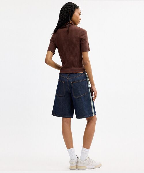 COACH(コーチ)の「【COACH | BRAIN DEAD】グラフィック ポインテール モックネック トップ(Tシャツ/カットソー・レディース・ブラウン系その他・MEDIUM/LARGE/X-SMALL/SMALL)」の3枚目の写真