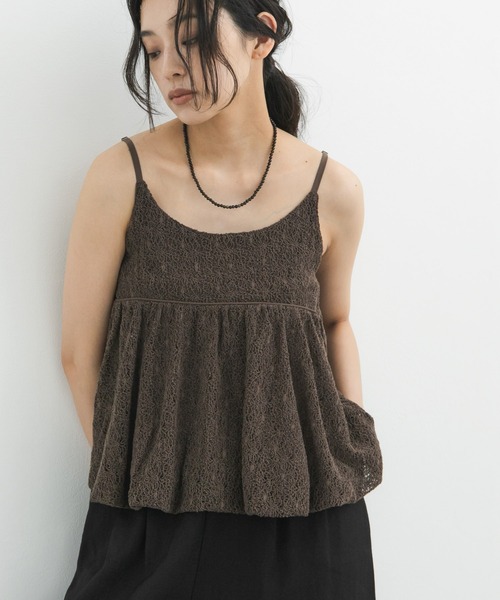 KBF（ケイビーエフ）の「『WEB限定』パイピングバルーンビスチェ（その他トップス・レディース・ブラウン系その他/ブラック/アイボリー・ONE）」の18枚目の写真