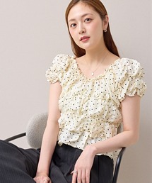 【全骨格対応 / 着痩せ◎/新色追加】マルチウェイシャーリングブラウス/クシュクシュブラウス