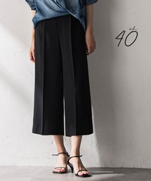 【40周年限定】復刻リネンライクイージークロップドワイドパンツ