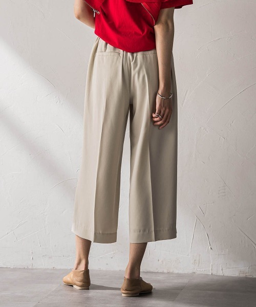 MAYSON GREY（メイソングレイ）の「【40周年限定】復刻リネンライクイージークロップドワイドパンツ（その他パンツ・レディース・ブラック・M）」の10枚目の写真