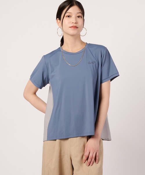 Arnold Palmer(アーノルドパーマー)の「デイリー 撥水 ドッキング カットソー(Tシャツ/カットソー・レディース・ブルー/アイボリー/ネイビー・L/M/S)」の3枚目の写真