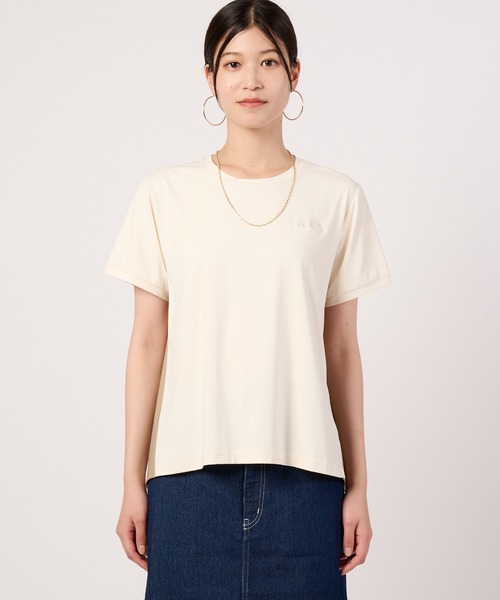 Arnold Palmer(アーノルドパーマー)の「デイリー 撥水 ドッキング カットソー(Tシャツ/カットソー・レディース・ブルー/アイボリー/ネイビー・L/M/S)」の7枚目の写真