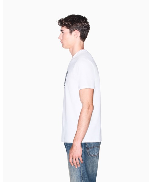 ARMANI EXCHANGE(アルマーニエクスチェンジ)の「【A|X アルマーニ エクスチェンジ】ボックスロゴ スリムフィット 半袖クルーネックTシャツ/SLIM(Tシャツ/カットソー・メンズ・ダークネイビー/オフホワイト・XX-LARGE/X-SMALL/X-LARGE/SMALL/MEDIUM/LARGE)」の15枚目の写真