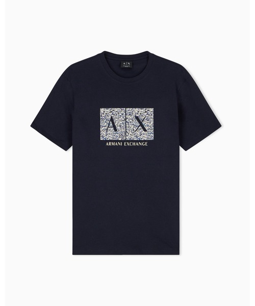 ARMANI EXCHANGE(アルマーニエクスチェンジ)の「【A|X アルマーニ エクスチェンジ】ボックスロゴ スリムフィット 半袖クルーネックTシャツ/SLIM(Tシャツ/カットソー・メンズ・ダークネイビー/オフホワイト・XX-LARGE/X-SMALL/X-LARGE/SMALL/MEDIUM/LARGE)」の11枚目の写真