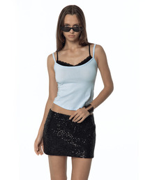 Nessa Lace Top Skyblue-Black