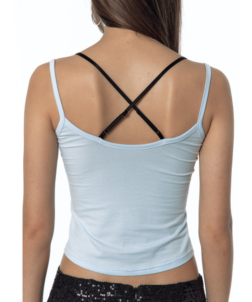 KASHIKO(カシコ)の「Nessa Lace Top Skyblue-Black(Tシャツ/カットソー・レディース・その他・FREE)」の9枚目の写真