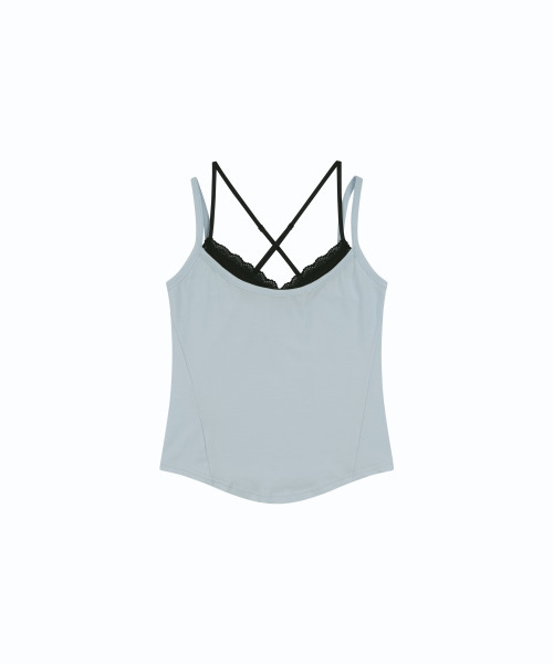 KASHIKO(カシコ)の「Nessa Lace Top Skyblue-Black(Tシャツ/カットソー・レディース・その他・FREE)」の11枚目の写真