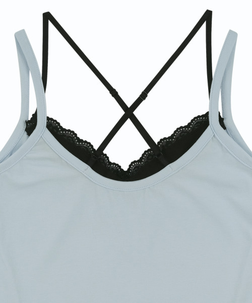 KASHIKO(カシコ)の「Nessa Lace Top Skyblue-Black(Tシャツ/カットソー・レディース・その他・FREE)」の13枚目の写真