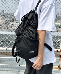 THE NORTH FACE(ザ・ノースフェイス)/超軽量 ナップサック ロゴプリント ドローストリングバッグ/BONNEY SR DRAWSTRING BAG
