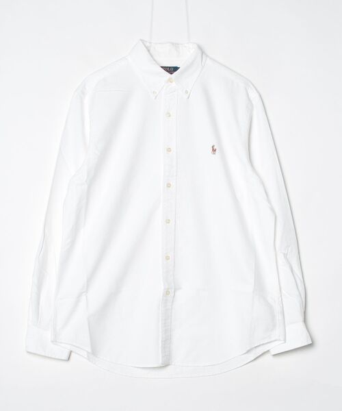 POLO RALPH LAUREN(ポロ ラルフ ローレン)の「アイコニック オックスフォード シャツ(シャツ/ブラウス・メンズ・ホワイト・L/M/S)」の3枚目の写真