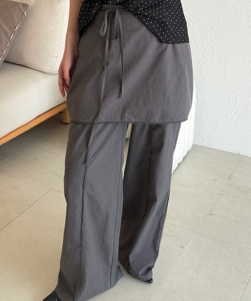 MUHET(ミュエータ)の「【set item】assorted layered skirt & easy pants set / アソートレイヤードスカート&イージーパンツセット(その他パンツ・レディース・グレー/オフホワイト/ネイビー・LARGE/SMALL/MEDIUM)」の13枚目の写真