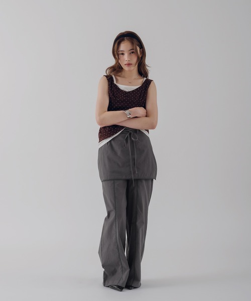 MUHET(ミュエータ)の「【set item】assorted layered skirt & easy pants set / アソートレイヤードスカート&イージーパンツセット(その他パンツ・レディース・グレー/オフホワイト/ネイビー・LARGE/SMALL/MEDIUM)」の20枚目の写真