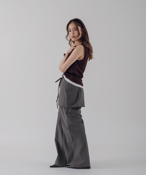 MUHET(ミュエータ)の「【set item】assorted layered skirt & easy pants set / アソートレイヤードスカート&イージーパンツセット(その他パンツ・レディース・グレー/オフホワイト/ネイビー・LARGE/SMALL/MEDIUM)」の21枚目の写真