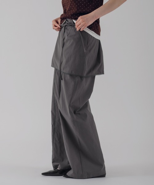 MUHET(ミュエータ)の「【set item】assorted layered skirt & easy pants set / アソートレイヤードスカート&イージーパンツセット(その他パンツ・レディース・グレー/オフホワイト/ネイビー・LARGE/SMALL/MEDIUM)」の17枚目の写真