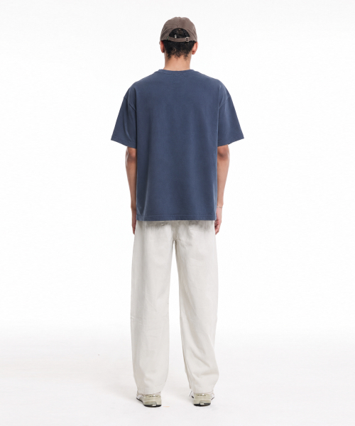 CREAM SODA LAB（クリームソーダラボ）の「ガーメントダイピグメント半袖Tシャツスティールブルー（Tシャツ/カットソー・メンズ・その他・LARGE/X-LARGE）」の4枚目の写真
