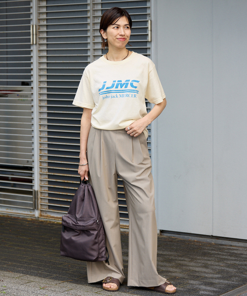 IENA(イエナ)の「J.J.Mercer/ジェイジェイマーサー ロゴTシャツ A(Tシャツ/カットソー・レディース・アイボリー・FREE)」の2枚目の写真