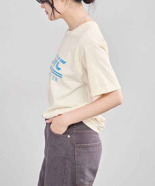 IENA(イエナ)の「J.J.Mercer/ジェイジェイマーサー ロゴTシャツ A(Tシャツ/カットソー・レディース・アイボリー・FREE)」の13枚目の写真