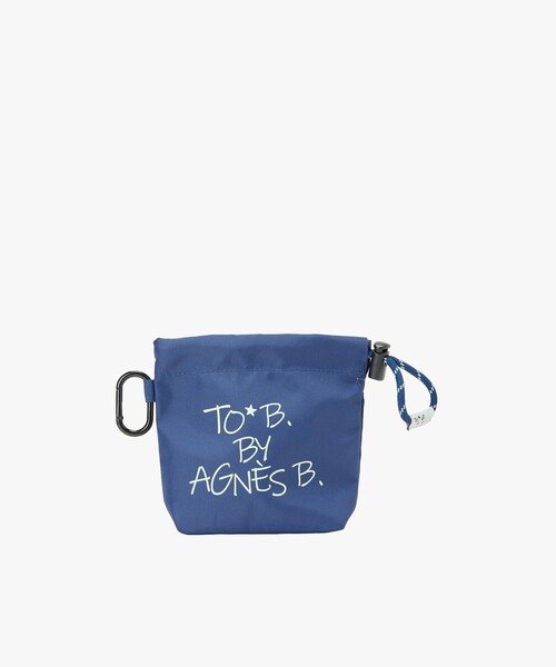 To b. by agnes b.(トゥービーバイアニエスベー)の「マルチカラー ロゴ トート セット(トートバッグ・レディース・ネイビー・FREE)」の8枚目の写真