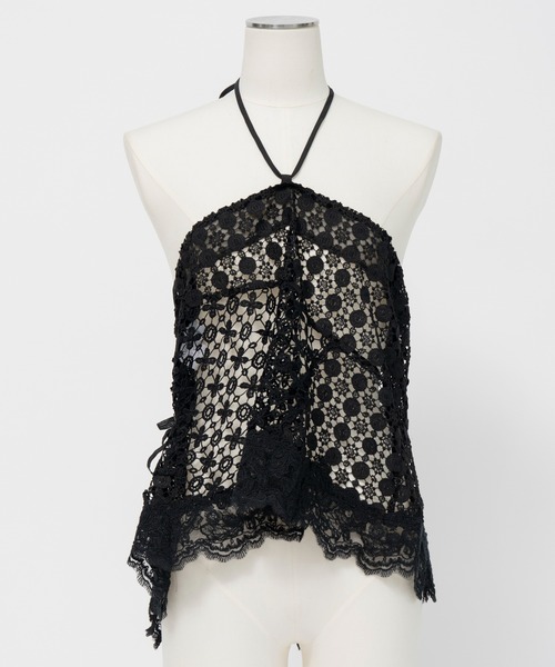 MAISON SPECIAL(メゾンスペシャル)の「Multi-Way Lace Wrap Skirt/マルチウェイレースラップスカート(スカート・レディース・ブラック/ホワイト・FREE)」の21枚目の写真