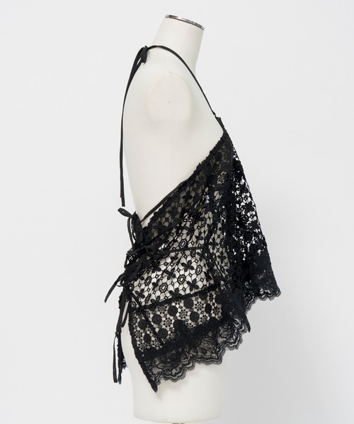 MAISON SPECIAL(メゾンスペシャル)の「Multi-Way Lace Wrap Skirt/マルチウェイレースラップスカート(スカート・レディース・ブラック/ホワイト・FREE)」の22枚目の写真