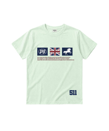 PGスタープリンティングスタンダードフィット半袖Tシャツライトグリーン