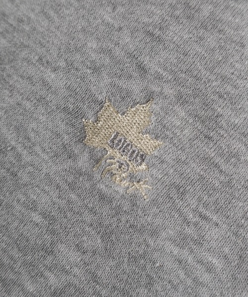 LOGOS（ロゴス）の「【71】【LOGOS/ロゴス】ロゴワンポイント刺繍 裏シャギー ジップパーカー/フーディー/レディース（パーカー・レディース・ボルドー/モカ/グレー/チャコールグレー・M/L）」の12枚目の写真
