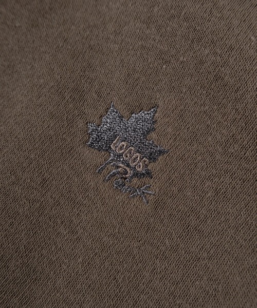 LOGOS（ロゴス）の「【71】【LOGOS/ロゴス】ロゴワンポイント刺繍 裏シャギー ジップパーカー/フーディー/レディース（パーカー・レディース・ボルドー/モカ/グレー/チャコールグレー・M/L）」の8枚目の写真