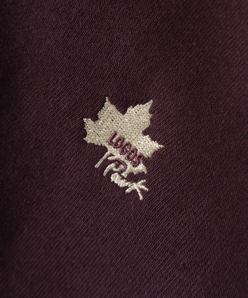 LOGOS（ロゴス）の「【71】【LOGOS/ロゴス】ロゴワンポイント刺繍 裏シャギー ジップパーカー/フーディー/レディース（パーカー・レディース・ボルドー/モカ/グレー/チャコールグレー・M/L）」の10枚目の写真
