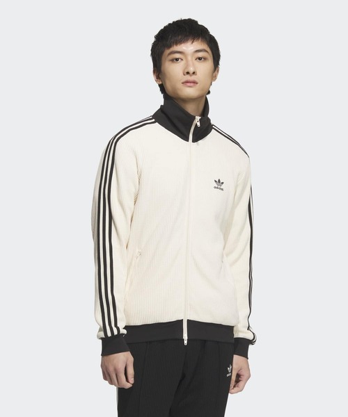 adidas（アディダス）の「アディカラー クラシック トラックトップ（ジェンダーニュートラル）ワッフル  / トラックジャケット / ジャージ / アディダスオリジナルス adidas Originals（ジャージ・メンズ・ホワイト・SMALL/MEDIUM/LARGE/X-LARGE/XX-LARGE/X-SMALL/XX-SMALL/4XL/5XL/3XS/3XL）」の7枚目の写真