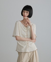 LOWRYS FARM | カットギャザーカーディガンSS 1053681(カーディガン/ボレロ)