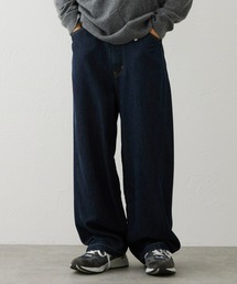 EDWIN SUNDAY JEANS ワイドデニムパンツ【吸湿/速乾】
