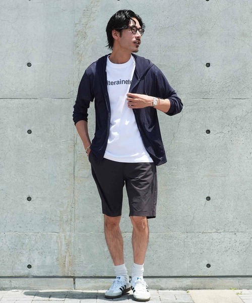jiggys shop(ジギーズショップ)の「【接触冷感・吸水速乾・遮熱・UV対策・ラッシュガード】メッシュ イージー 短パン ショートパンツ(その他パンツ・メンズ・チャコールグレー/ネイビー/オリーブ/ブラック・MEDIUM/X-LARGE/LARGE)」の10枚目の写真