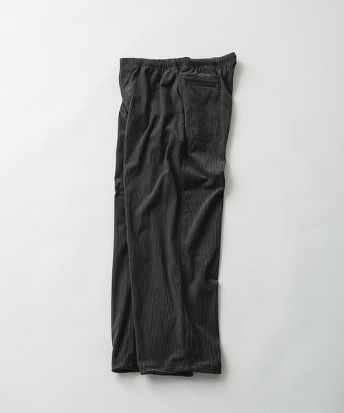 EKAL(エカル)の「SOLOTEX コーデュロイイージーパンツ(その他パンツ・メンズ・グレー系その他/ブラック・MEDIUM/LARGE)」の1枚目の写真