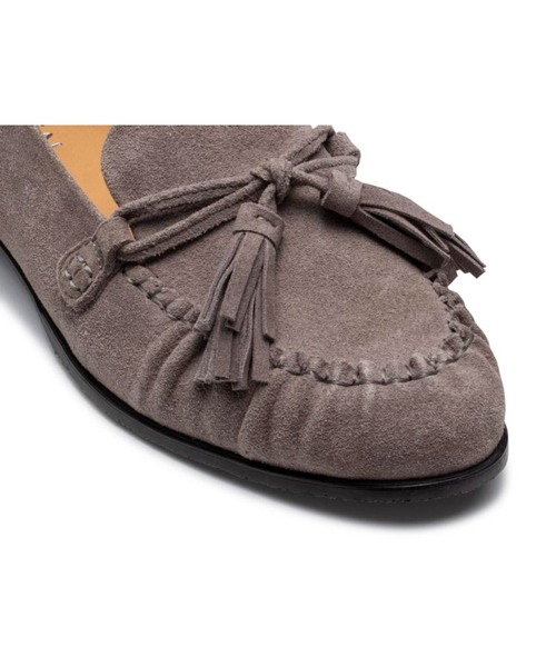 REGAL(リーガル)の「リーガルレディース F12S ギャザーフラットモカシン(モカシン/デッキシューズ・レディース・グレー・24/23.5/23/22.5/25/24.5)」の7枚目の写真