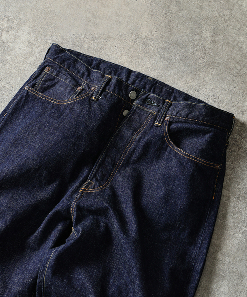 JOURNAL STANDARD J.S HOMESTEAD（ジャーナルスタンダードホームステッド）の「J.S.Homestead / 石川台 デニム 5ポケット ワイド（デニムパンツ・メンズ・ネイビー・MEDIUM/LARGE）」の3枚目の写真