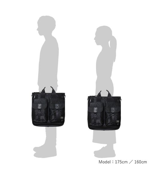 PORTER(ポーター)の「バウンス ヘルメットトートバッグ(トートバッグ・メンズ・ブラック・FREE)」の8枚目の写真